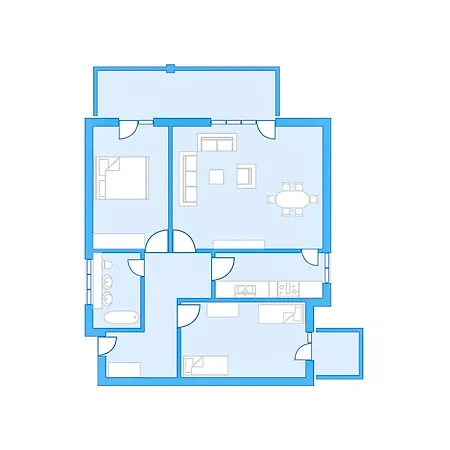 公寓 Allod Park Haus C 305 By Interhome